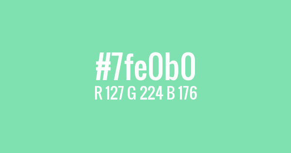 Kolor z kodem hex: #7fe0b0